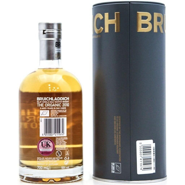 Bruichladdich The Organic 2010 Single Malt Whisky - 70cl 50%