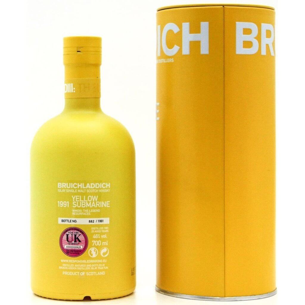 Bruichladdich WMD III Yellow Submarine 1991 25 Year Old - 70cl 46%