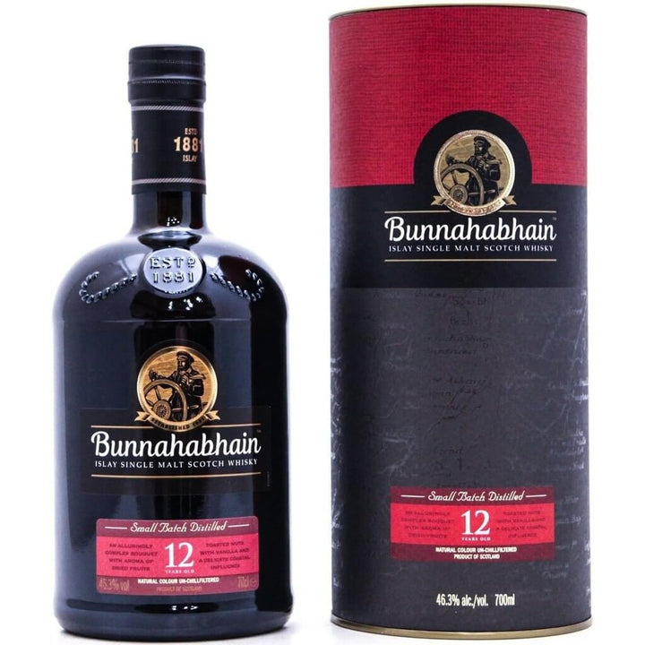 Bunnahabhain 12 Year Old Single Malt Whisky - 70cl 46.3%