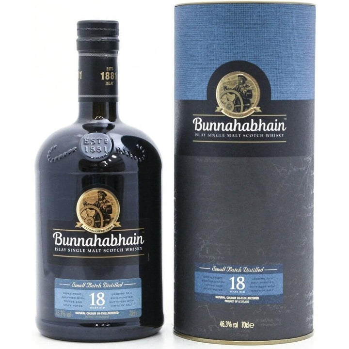 Bunnahabhain 18 Year Old Islay Single Malt Scotch Whisky - 70cl 46.3% - The Really Good Whisky Company