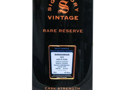 Bunnahabhain 1973 42 Year Old Rare Reserves Signatory Vintage - 70cl 47.9%