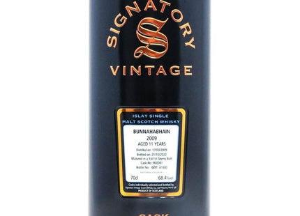 Bunnahabhain 2009 11 Year Old Signatory Vintage - 70cl 68.4%