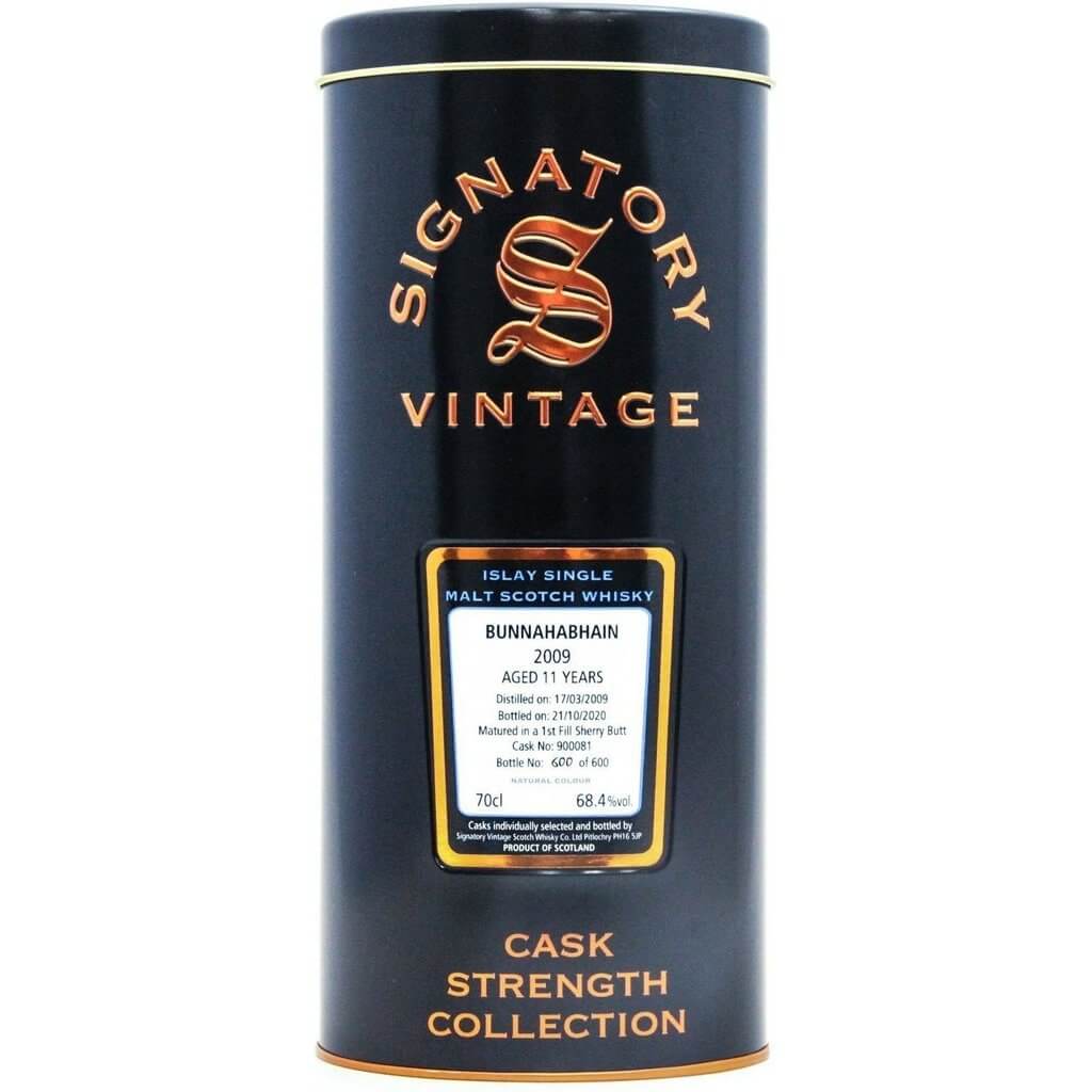 Bunnahabhain 2009 11 Year Old Signatory Vintage - 70cl 68.4%