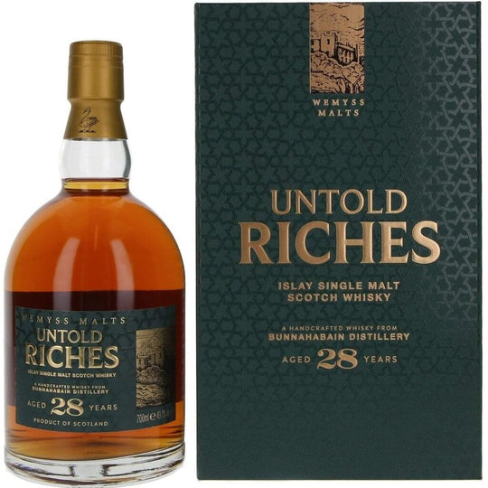 Bunnahabhain 28 Year Old Wemyss Malts Untold Riches - 70cl 49.1%