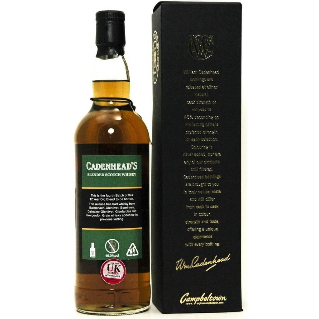 Cadenhead 12 Year Old Blended Scotch Whisky - The Really Good Whisky Company