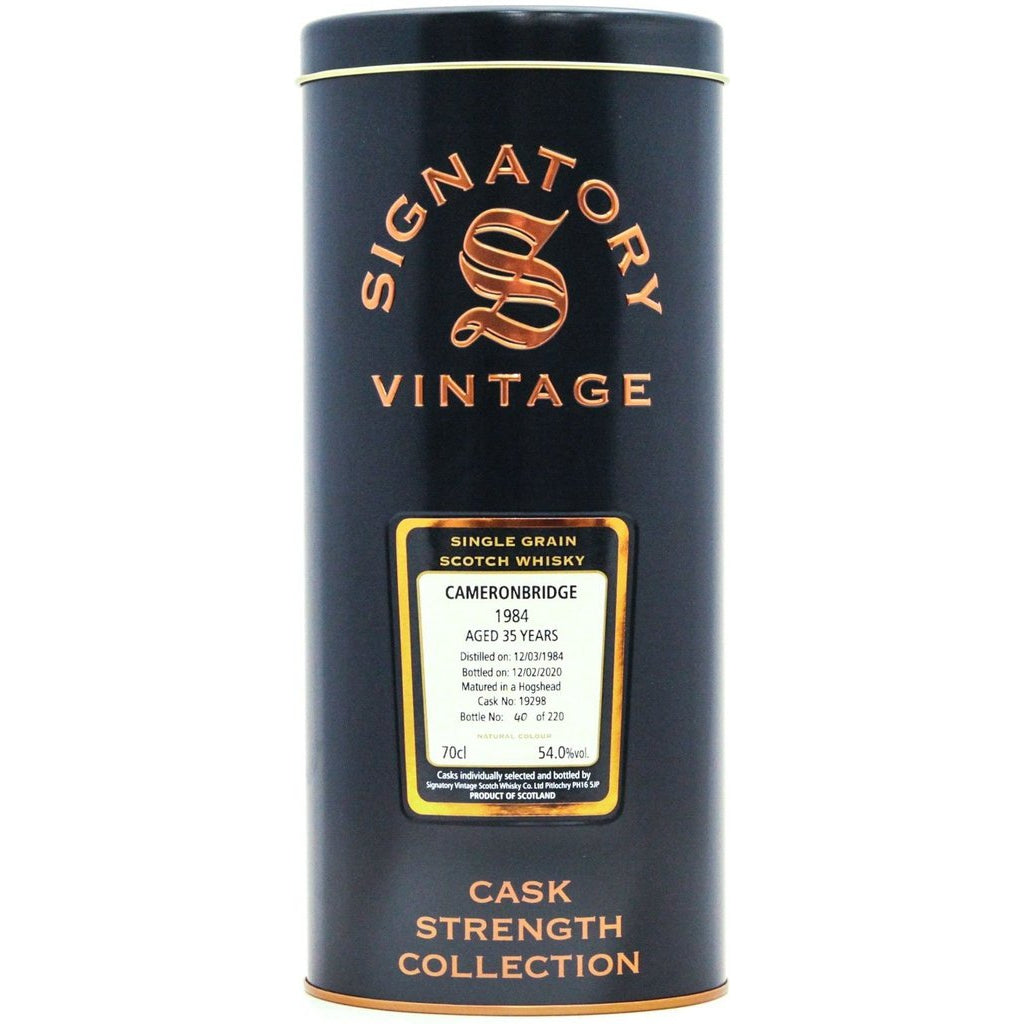 Cameronbridge 1984 35 Year Old Signatory Vintage - 70cl 54%