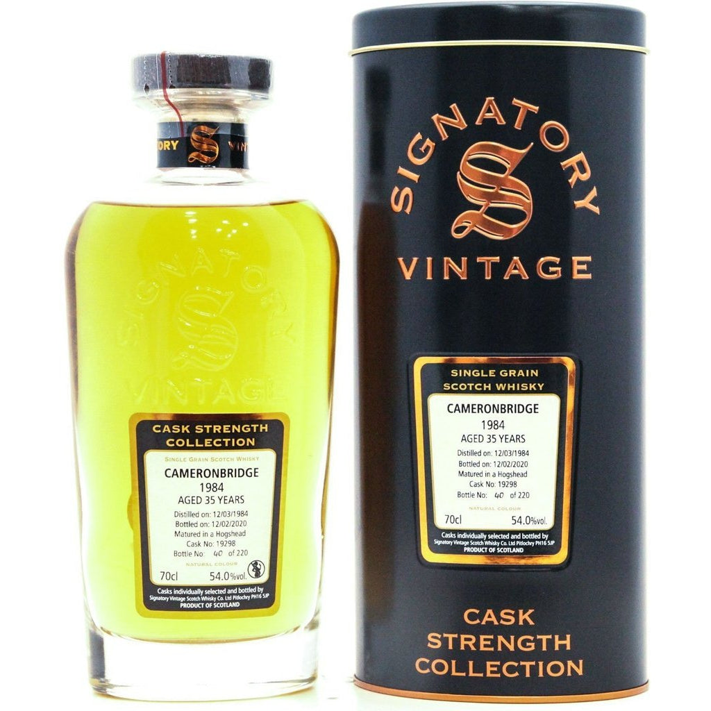 Cameronbridge 1984 35 Year Old Signatory Vintage - 70cl 54%