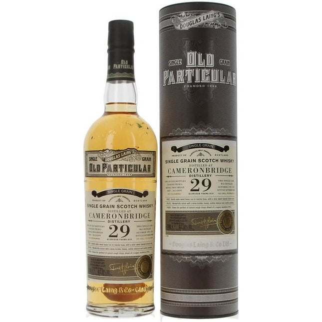 Cameronbridge 29 Year Old 1991 Old Particular - 70cl 50% - The Really Good Whisky Company