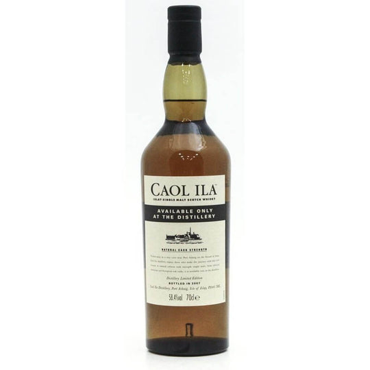 Caol Ila Distillery Only Cask Strength 2007 Bottling - 70cl 58.4%