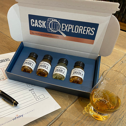 Cask Explorers Whisky Club Membership with Monthly Blind Whisky Tasting Pack - Subscription price - £19.99