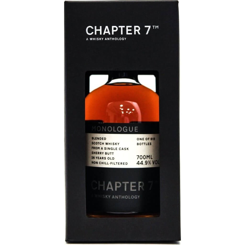 Chapter 7 Monologue 26 Year Old Blended Scotch Whisky - 70cl 44.9%