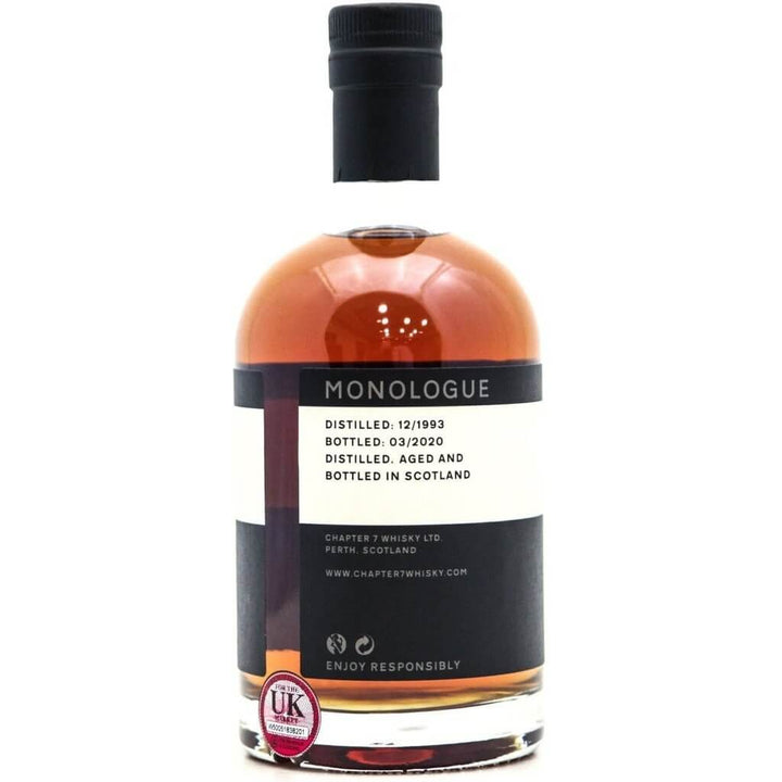 Chapter 7 Monologue 26 Year Old Blended Scotch Whisky - 70cl 44.9%