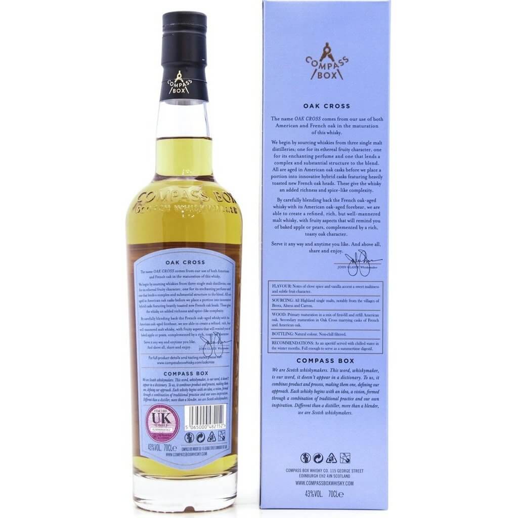 Compass Box Oak Cross - 70cl 43%