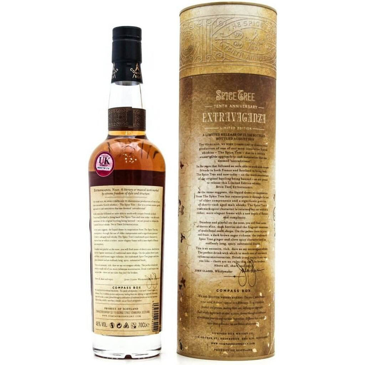 Compass Box Spice Tree Extravaganza Limited Edition - 70cl 46%