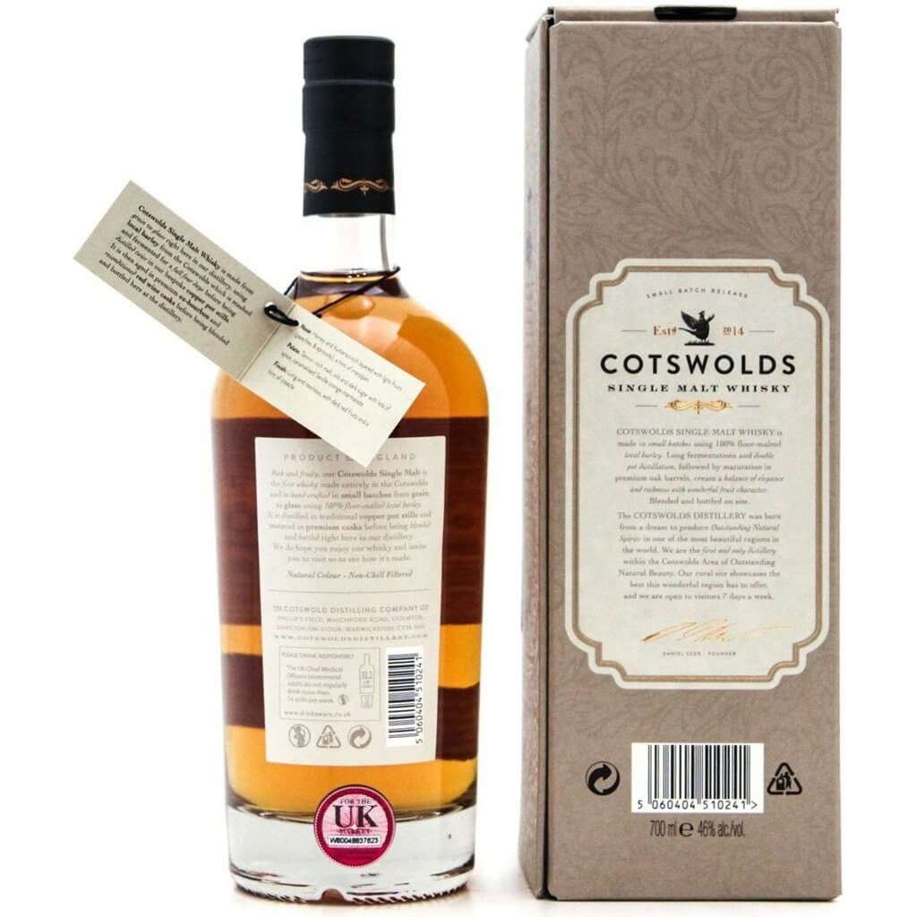 Cotswolds Single Malt Whisky - 70cl 46%