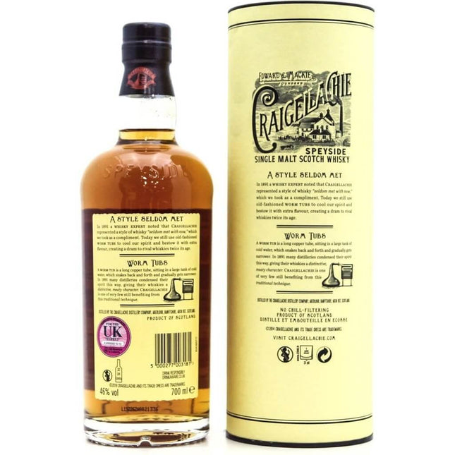 Craigellachie 13 Year Old Single Malt Whisky - 70cl