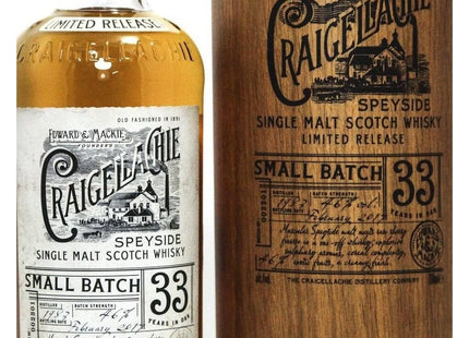 Craigellachie 33 Year Old Small Batch Single Malt Scotch Whisky - The Really Good Whisky Company