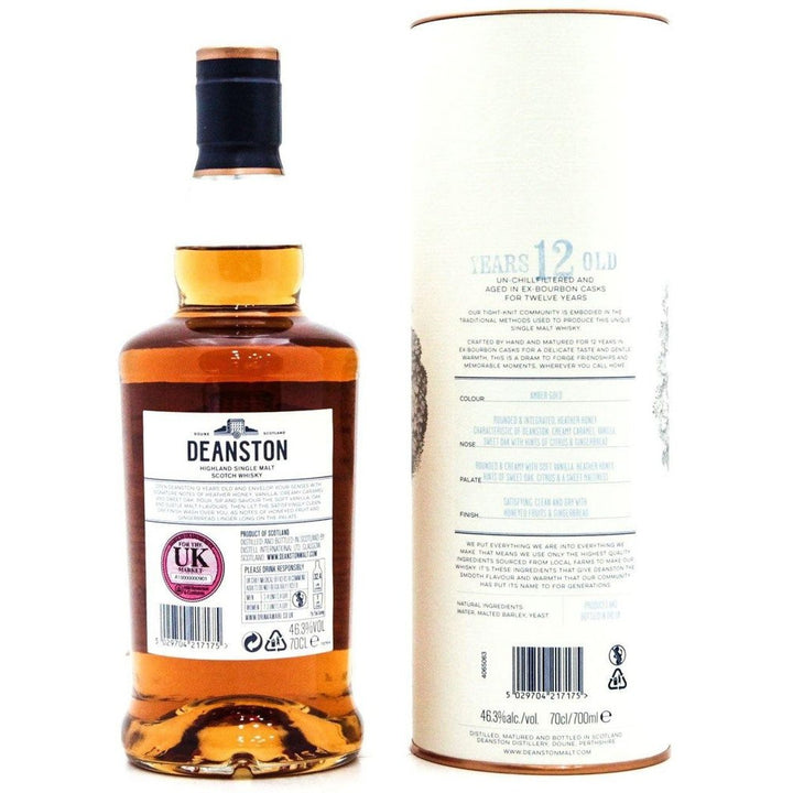 Deanston 12 Year Old - 70cl 46.3% - The Really Good Whisky Company