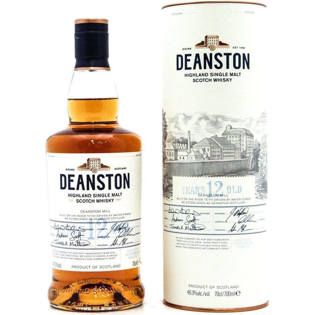 Deanston 12 Year Old - 70cl 46.3% - The Really Good Whisky Company