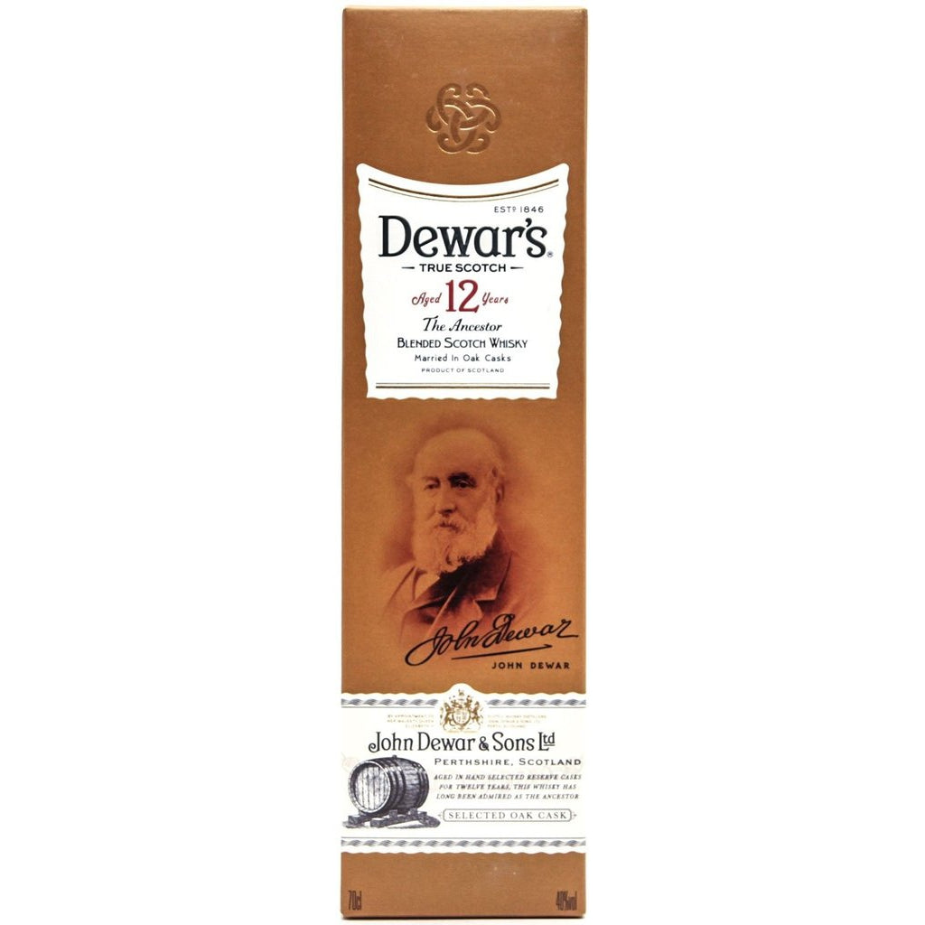 Dewar's 12 Year Old Blended Scotch Whisky - 70cl 40%