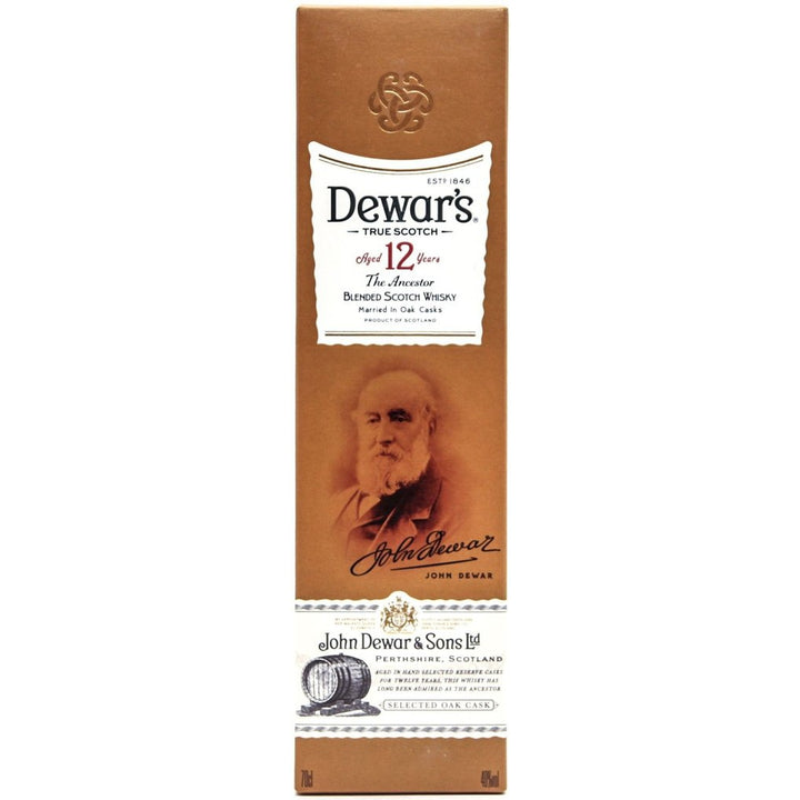 Dewar's 12 Year Old Blended Scotch Whisky - 70cl 40%