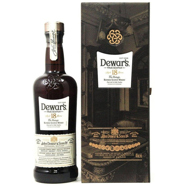 Dewar's 18 Year Old Blended Scotch Whisky - The Really Good Whisky Company