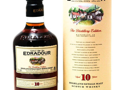 Edradour 10 Year Old Single Malt Scotch Whisky - 70cl 40%