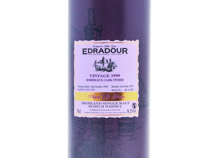 Edradour 1999 Bordeaux Finish 19 Year Old Small Batch - 70cl 56.2%