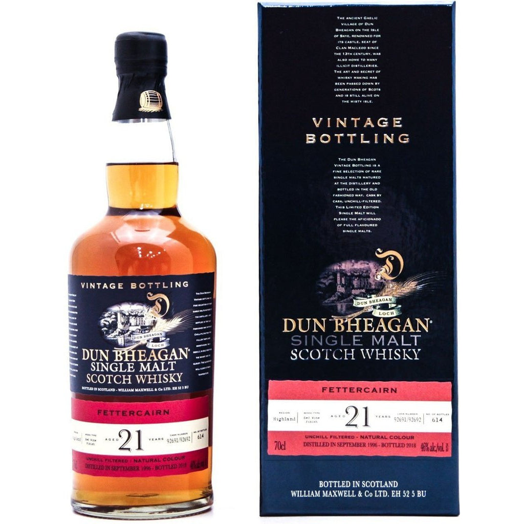 Fettercairn 21 Year Old 1996 (cask 92691 & 92692) Dun Bheagan (Ian Macleod) - 70cl 46%