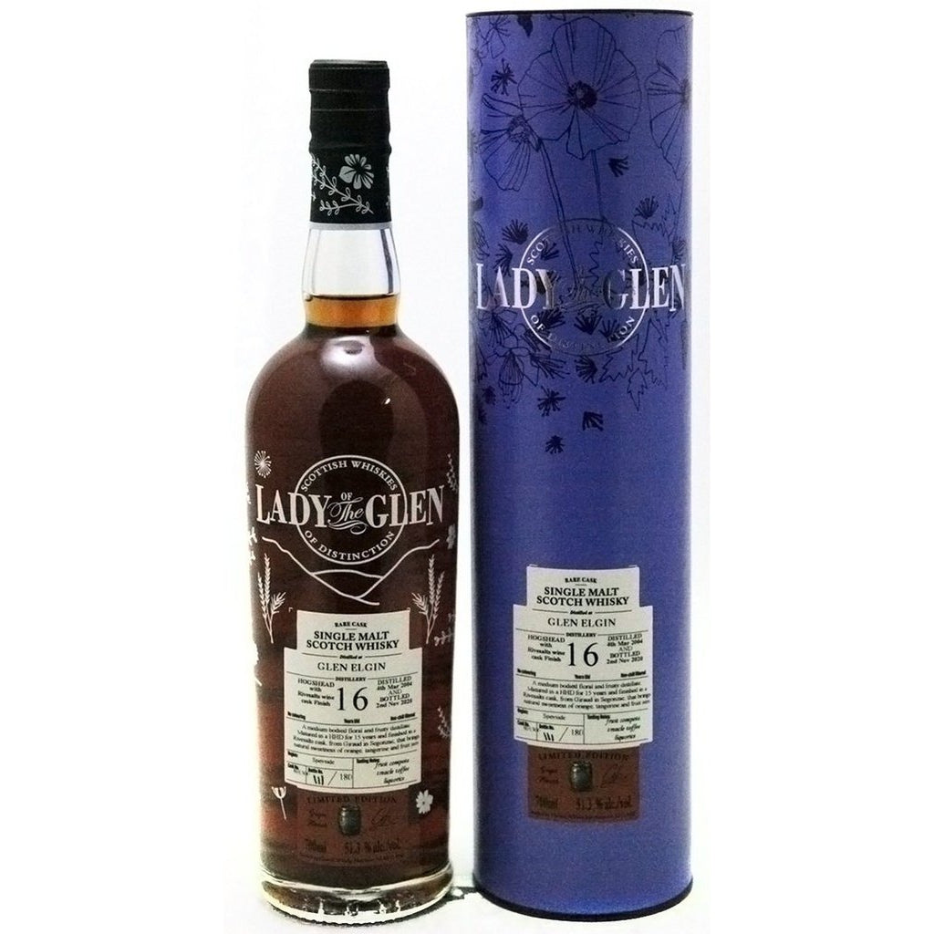 Glen Elgin 16 Year Old 2004 cask 801300 Lady of the Glen (Hannah Whisky Merchants) - 70cl 51.3%