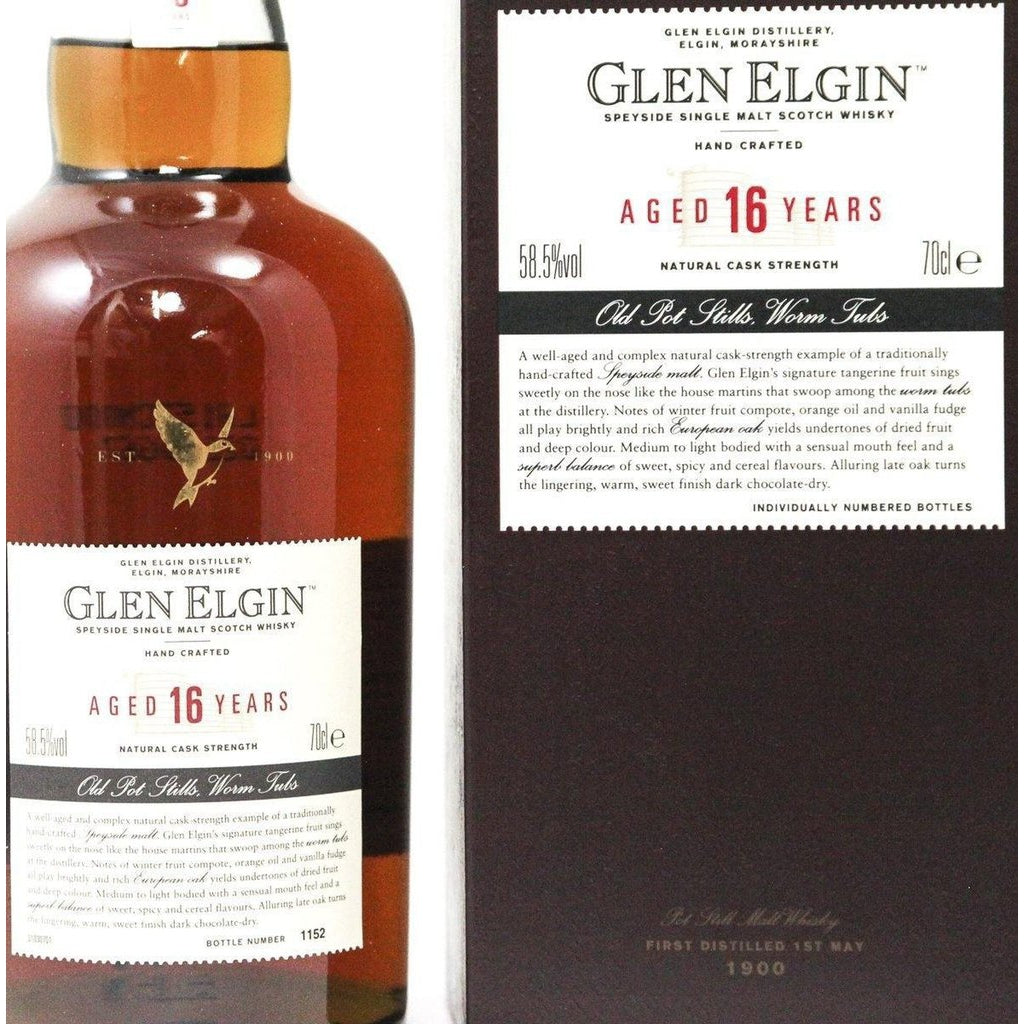 Glen Elgin 16 Year Old Hand Crafted Whisky - The Really Good Whisky Company