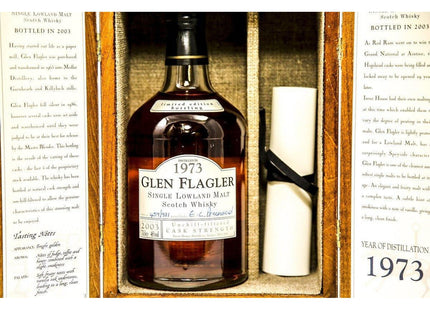Glen Flagler 1973 29 Year Old Cask Strength Limited Edition Whisky - The Really Good Whisky Company