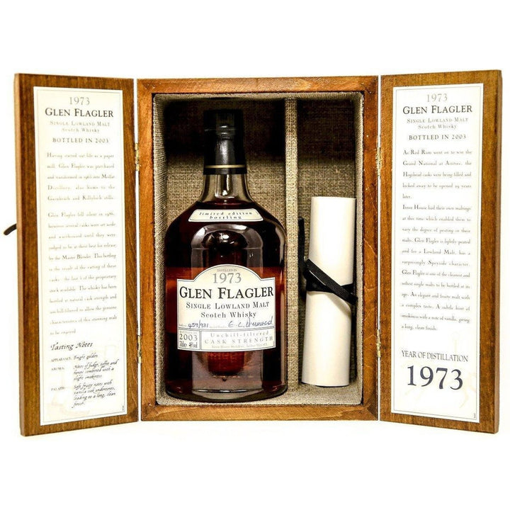 Glen Flagler 1973 29 Year Old Cask Strength Limited Edition Whisky - The Really Good Whisky Company