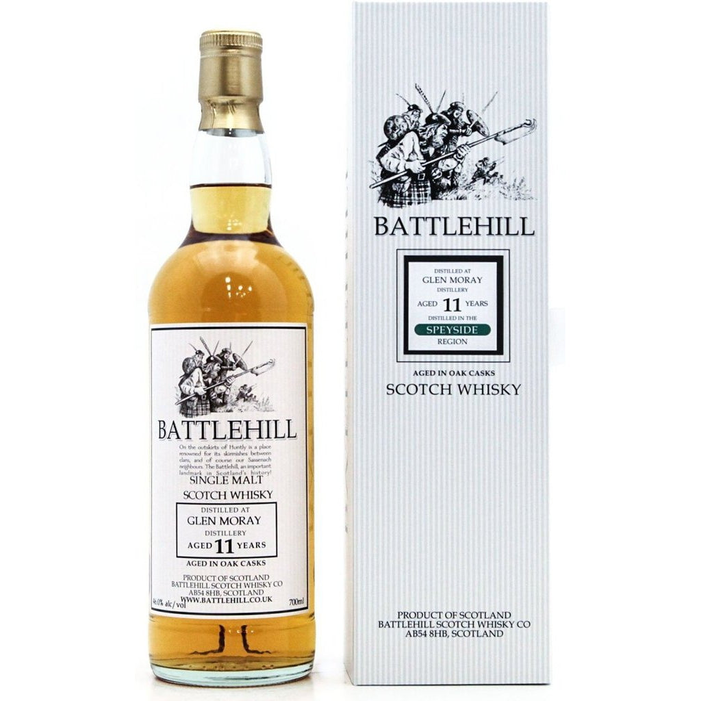 Glen Moray 11 Year Old 2008 Battlehill (Duncan Taylor) - 70cl 46%