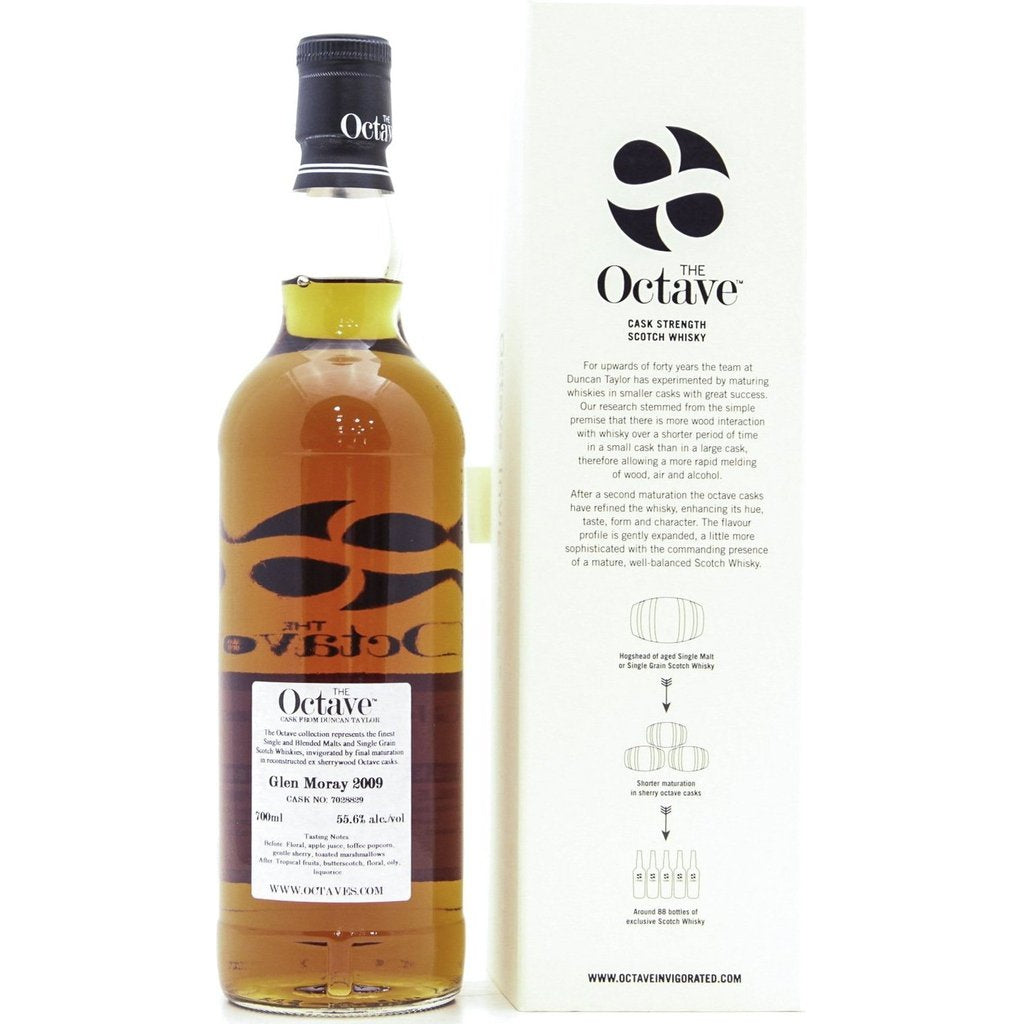 Glen Moray Octave 11 Year Old 2009 (Duncan Taylor) - 70cl 55.6%