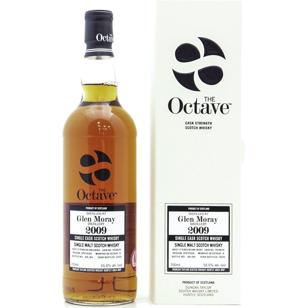 Glen Moray Octave 11 Year Old 2009 (Duncan Taylor) - 70cl 55.6%