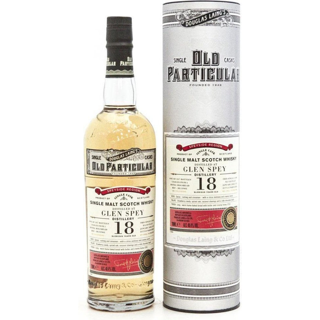 Glen Spey 18 Year Old 2002 - Old Particular (Douglas Laing) 70cl 48.4% - The Really Good Whisky Company