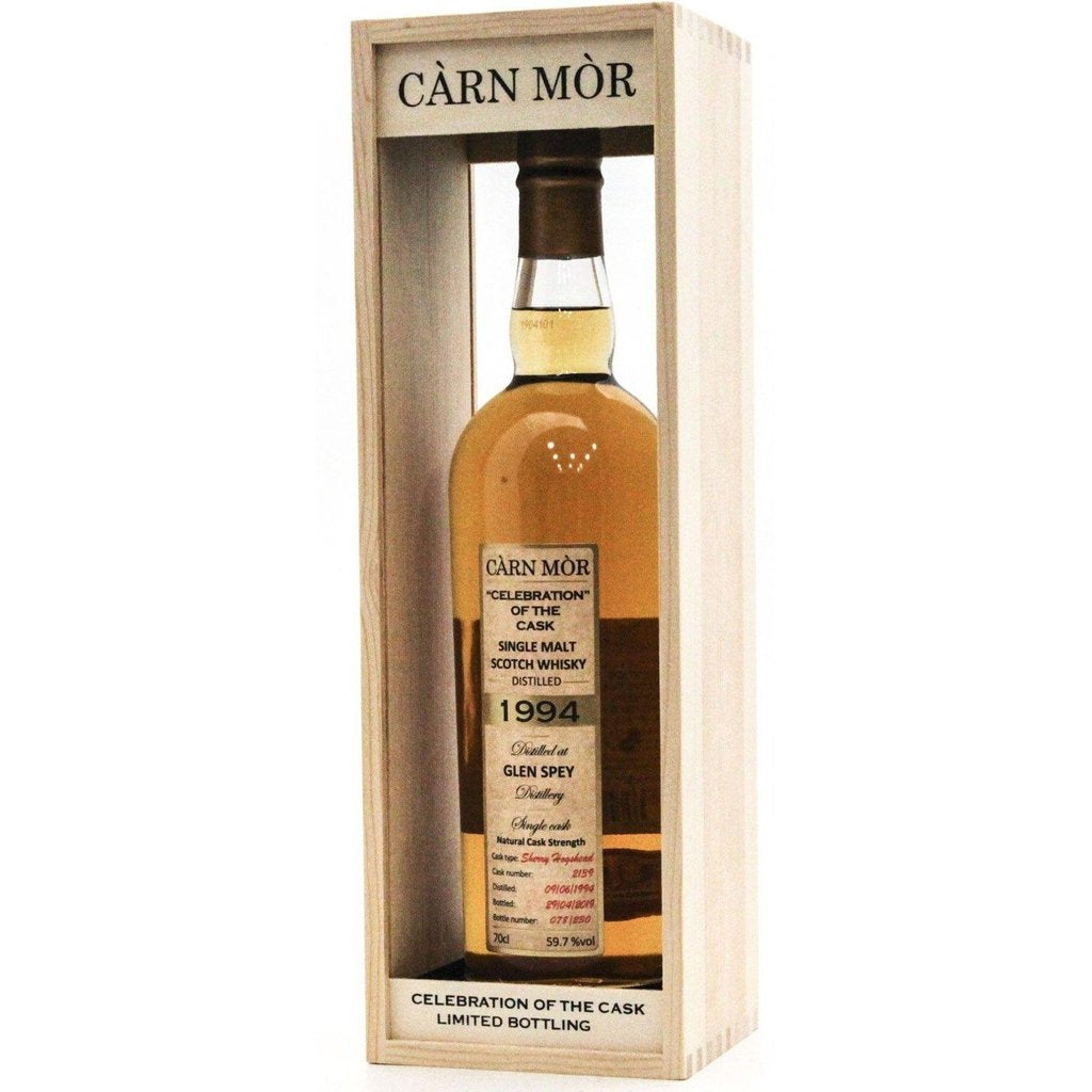 Glen Spey 24 Year Old 1994 (cask 2139) - Celebration Of The Cask (Càrn Mòr) - 70cl 59.7% - The Really Good Whisky Company