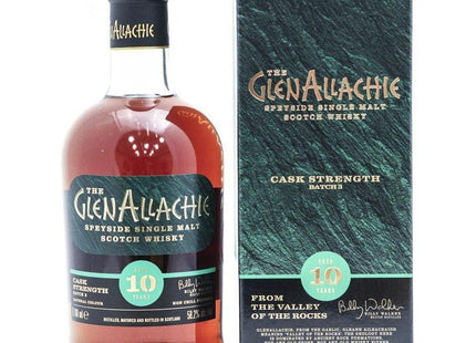 GlenAllachie 10 Year Old Cask Strength Batch 3 - 70cl 58.2% - The Really Good Whisky Company