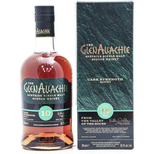 GlenAllachie 10 Year Old Cask Strength Batch 3 - 70cl 58.2% - The Really Good Whisky Company