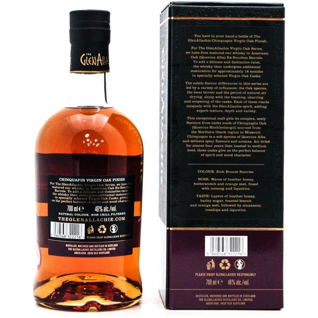 GlenAllachie 12 Year Old Chinquapin Wood Finish - 70cl 48%