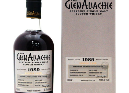 GlenAllachie 1989 Single Cask No. 6118 - 70cl 51.1%