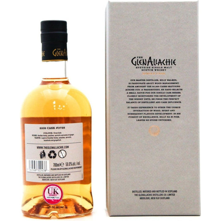 GlenAllachie 2009 Single Cask no. 3728 - 70cl 59%