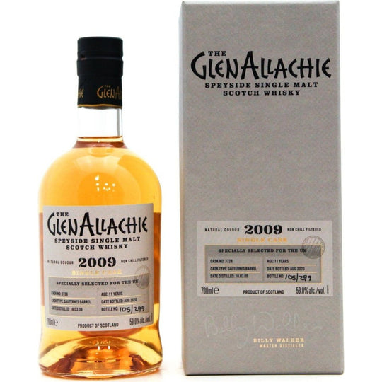 GlenAllachie 2009 Single Cask no. 3728 - 70cl 59%