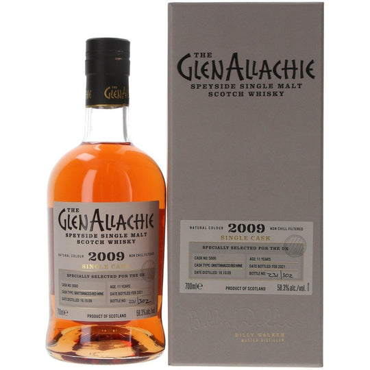 Glenallachie 11 Year Old Single Cask No.5000 2009 Single Malt Scotch Whisky - 70cl 58.3%