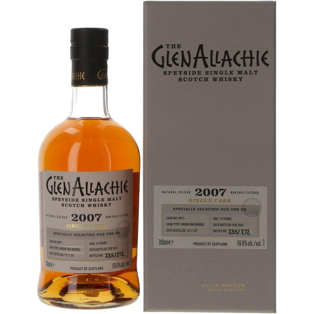 Glenallachie Single Cask No.6871 2007 - 70cl 59.6% - The Really Good Whisky Company