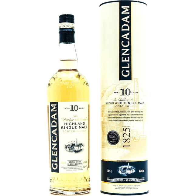 Glencadam 10 Year Old Single Malt Whisky - 70cl 46%