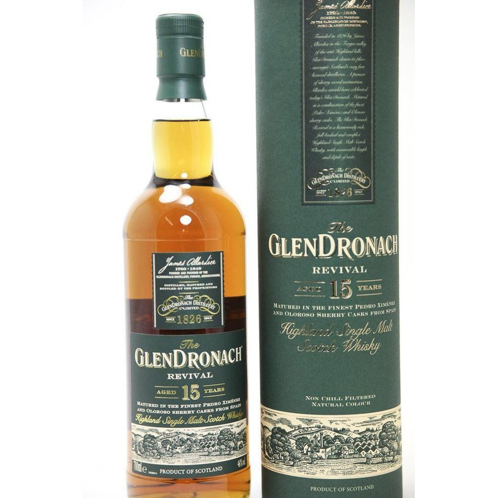 Glendronach 15 Year Old Revival (new batch) - 70cl 46% - The Really Good Whisky Company