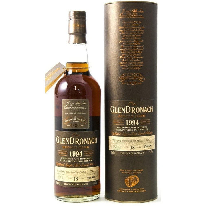 Glendronach 18 Year Old Single Cask - 1994 Whisky - The Really Good Whisky Company