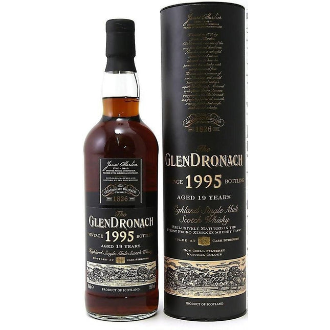 Glendronach 19 Year Old Cask Strength Vintage 1995 Whisky - The Really Good Whisky Company